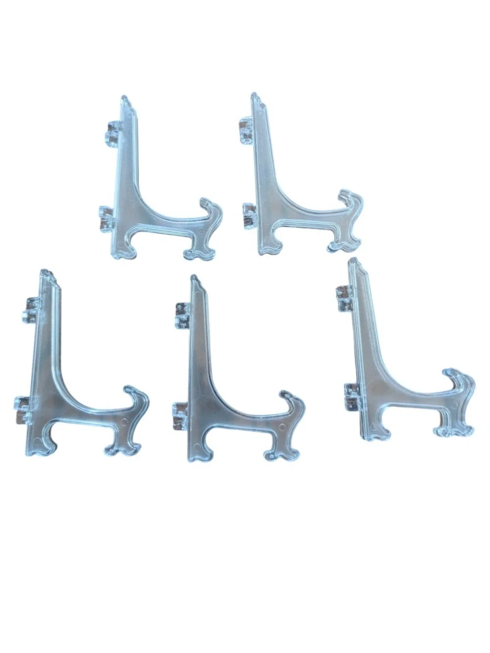Clear Acrylic Display Easel Stand - Set of 5